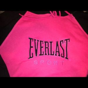 Pink & Black Everlast hoodie